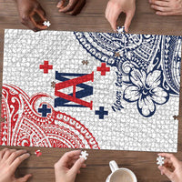 Kingdom of Uvea 1842-1860 Personalized Puzzle Wallis and Futuna Polynesian Tribal Pattern LT9 - Polynesian Pride