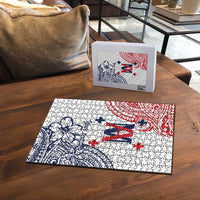Kingdom of Uvea 1842-1860 Personalized Puzzle Wallis and Futuna Polynesian Tribal Pattern LT9 - Polynesian Pride
