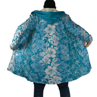 Hawaiian Lei Day Cloak Blue Hibiscus Flowers Lei Art LT9 - Polynesian Pride
