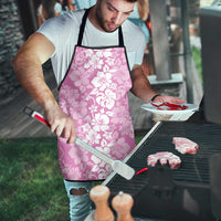 Hawaiian Lei Day Apron Pink Hibiscus Flowers Lei Art - Polynesian Pride