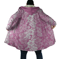 Hawaiian Lei Day Cloak Pink Hibiscus Flowers Lei Art - Polynesian Pride