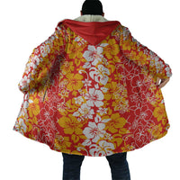 Hawaiian Lei Day Cloak Red Hibiscus Flowers Lei Art LT9 - Polynesian Pride