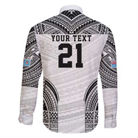 Flying Fijians Pacific Fiji Rugby Custom Family Matching Short Sleeve Bodycon Dress and Hawaiian Shirt Polynesian Pattern LT9 - Polynesian Pride