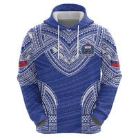 Manu Samoa Pacific Samoa Rugby Custom Hoodie Polynesian Pattern
