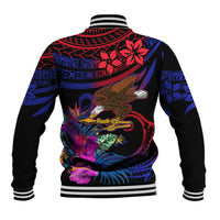 Custom American Samoa Baseball Jacket Manu'a Cession Day Polynesian Tribal LT9 - Polynesian Pride