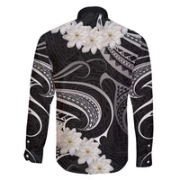 White Sunday Tokelau Gardenia Thunbergia Family Matching Off Shoulder Maxi Dress and Hawaiian Shirt Fakamalo Atu Kia Te Koutou Uma LT9 - Polynesian Pride