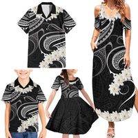 White Sunday Tokelau Gardenia Thunbergia Family Matching Summer Maxi Dress and Hawaiian Shirt Fakamalo Atu Kia Te Koutou Uma LT9 - Polynesian Pride