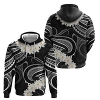 White Sunday Tokelau Gardenia Thunbergia Hoodie Fakamalo Atu Kia Te Koutou Uma LT9 - Polynesian Pride