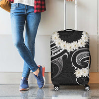 White Sunday Tokelau Gardenia Thunbergia Luggage Cover Fakamalo Atu Kia Te Koutou Uma LT9 - Polynesian Pride