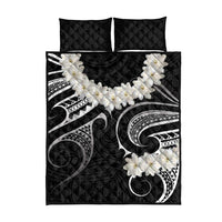White Sunday Tokelau Gardenia Thunbergia Quilt Bed Set Fakamalo Atu Kia Te Koutou Uma LT9 - Polynesian Pride