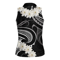 White Sunday Tokelau Gardenia Thunbergia Women Sleeveless Polo Shirt Fakamalo Atu Kia Te Koutou Uma