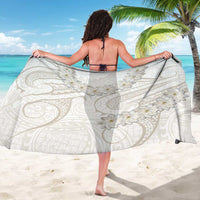 Tokelau Gardenia Thunbergia Sarong Polynesian Art Vibe LT9 - Polynesian Pride