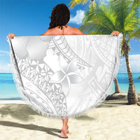 Manuia le Aso Sa o Tamaiti Tonga Beach Blanket White Sunday Heilala Lei LT9 - Polynesian Pride