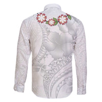 Manuia le Aso Sa o Tamaiti Tonga Family Matching Off Shoulder Short Dress and Hawaiian Shirt White Sunday Heilala Lei LT9 - Polynesian Pride