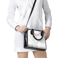 Manuia le Aso Sa o Tamaiti Tonga Shoulder Handbag White Sunday Heilala Lei