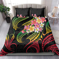 Kiribati Red Jasmine Mango Bedding Set Reggae Polynesian Art Vibe LT9 - Polynesian Pride