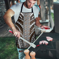 Brown Tongan Polynesian Tribal Apron - Polynesian Pride