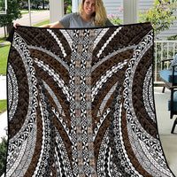 Brown Tongan Polynesian Tribal Quilt - Polynesian Pride