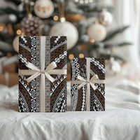 Brown Tongan Polynesian Tribal Wrapping Paper - Polynesian Pride