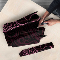 Black Pink Polynesian Tribal Umbrella - Polynesian Pride