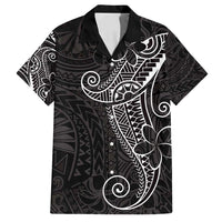 Black White Polynesian Tribal Family Matching Summer Maxi Dress and Hawaiian Shirt - Polynesian Pride