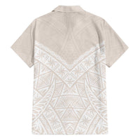Lotu Tamaiti Tongan Polynesian Art Pattern Family Matching Off Shoulder Maxi Dress and Hawaiian Shirt Traditional Tribal Motifs LT9 - Polynesian Pride