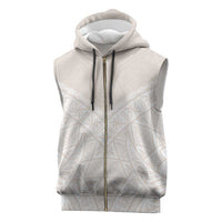 Lotu Tamaiti Tongan Polynesian Art Pattern Sleeveless Zip Hoodie Traditional Tribal Motifs - Polynesian Pride