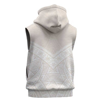 Lotu Tamaiti Tongan Polynesian Art Pattern Sleeveless Zip Hoodie Traditional Tribal Motifs - Polynesian Pride