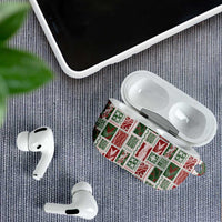 Mele Kalikimaka Hawaiian Quilt and Lei Patchwork AirPods Case - Polynesian Pride