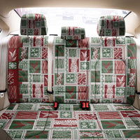 Mele Kalikimaka Hawaiian Quilt and Lei Patchwork Back Car Seat Cover - Polynesian Pride