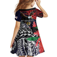American Samoa Bald Eagle Personalized Family Matching Mermaid Dress and Hawaiian Shirt Samoa Muamua Le Atua