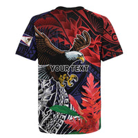 American Samoa Bald Eagle Personalized Rugby Jersey Samoa Muamua Le Atua