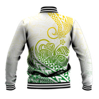 Polynesian Baseball Jacket Tribal Tattoo Gradient 01 Screen Color LT9 - Polynesian Pride