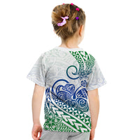 Polynesian Kid T Shirt Tribal Tattoo Gradient 03 Screen Color LT9 - Polynesian Pride