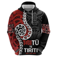 Honour The Treaty New Zealand Hoodie Toitu Te Tiriti Ake!Ake!Ake! LT9 - Polynesian Pride