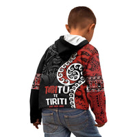 Honour The Treaty New Zealand Kid Hoodie Toitu Te Tiriti Ake!Ake!Ake! LT9 - Polynesian Pride