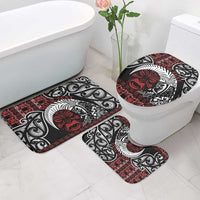 Honour The Treaty New Zealand Personalised Bathroom Set Toitu Te Tiriti Indigenous Maori Face LT9 - Polynesian Pride