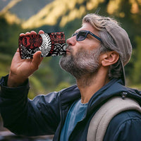 Honour The Treaty New Zealand Personalised 4 in 1 Can Cooler Tumbler Toitu Te Tiriti Indigenous Maori Face LT9 - Polynesian Pride