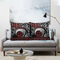 Honour The Treaty New Zealand Personalised Pillow Cover Toitu Te Tiriti Indigenous Maori Face LT9 - Polynesian Pride