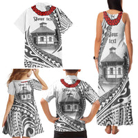 Samoa Mau Movement House Personalised Family Matching Tank Maxi Dress and Hawaiian Shirt Fa'a Samoa The Samoan Way LT9 - Polynesian Pride