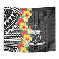 Samoa Tribal Hibiscus Flowers Tapestry LT9 - Polynesian Pride