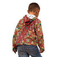 Mele Kalikimaka Pakalana Pikake Lei Kid Hoodie Hawaiian Rodeo Paniolo Omaomao Palaka LT9 - Polynesian Pride