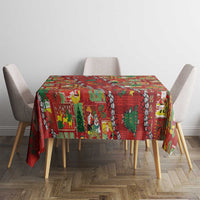 Mele Kalikimaka Pakalana Pikake Lei Tablecloth Hawaiian Rodeo Paniolo Omaomao Palaka LT9 - Polynesian Pride