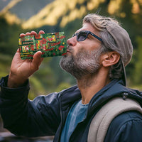 Mele Kalikimaka Pakalana Pikake Lei 4 in 1 Can Cooler Tumbler Hawaiian Rodeo Paniolo Ulaula Palaka LT9 - Polynesian Pride