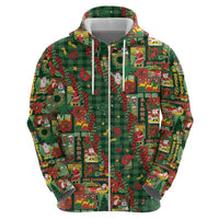 Mele Kalikimaka Pakalana Pikake Lei Hoodie Hawaiian Rodeo Paniolo Ulaula Palaka LT9 - Polynesian Pride