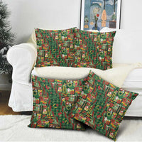 Mele Kalikimaka Pakalana Pikake Lei Pillow Cover Hawaiian Rodeo Paniolo Ulaula Palaka - Polynesian Pride