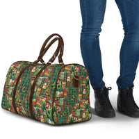 Mele Kalikimaka Pakalana Pikake Lei Travel Bag Hawaiian Rodeo Paniolo Ulaula Palaka - Polynesian Pride