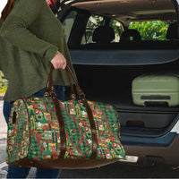 Mele Kalikimaka Pakalana Pikake Lei Travel Bag Hawaiian Rodeo Paniolo Ulaula Palaka - Polynesian Pride