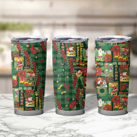 Mele Kalikimaka Pakalana Pikake Lei Tumbler Cup Hawaiian Rodeo Paniolo Ulaula Palaka LT9 - Polynesian Pride