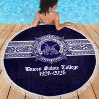Tonga Queen Salote College 100 years Beach Blanket QSC 1926-2026 Tongan Pattern